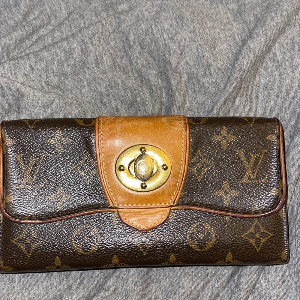 Louis Vuitton Authentic Monogram Portefeiulle Boetie Long Bifold Wallet Turnlock - Picture 5 of 15